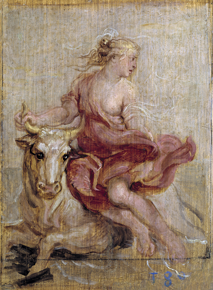  彼得·保罗·鲁本斯 Peter Paul Rubens——骑着白牛的女人1